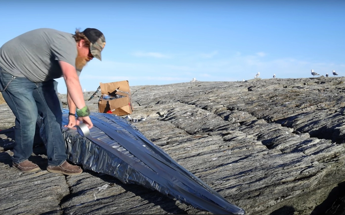 Блогер почти закончил работу над самодельным судном. Блогер почти закончил работу над самодельным судном.