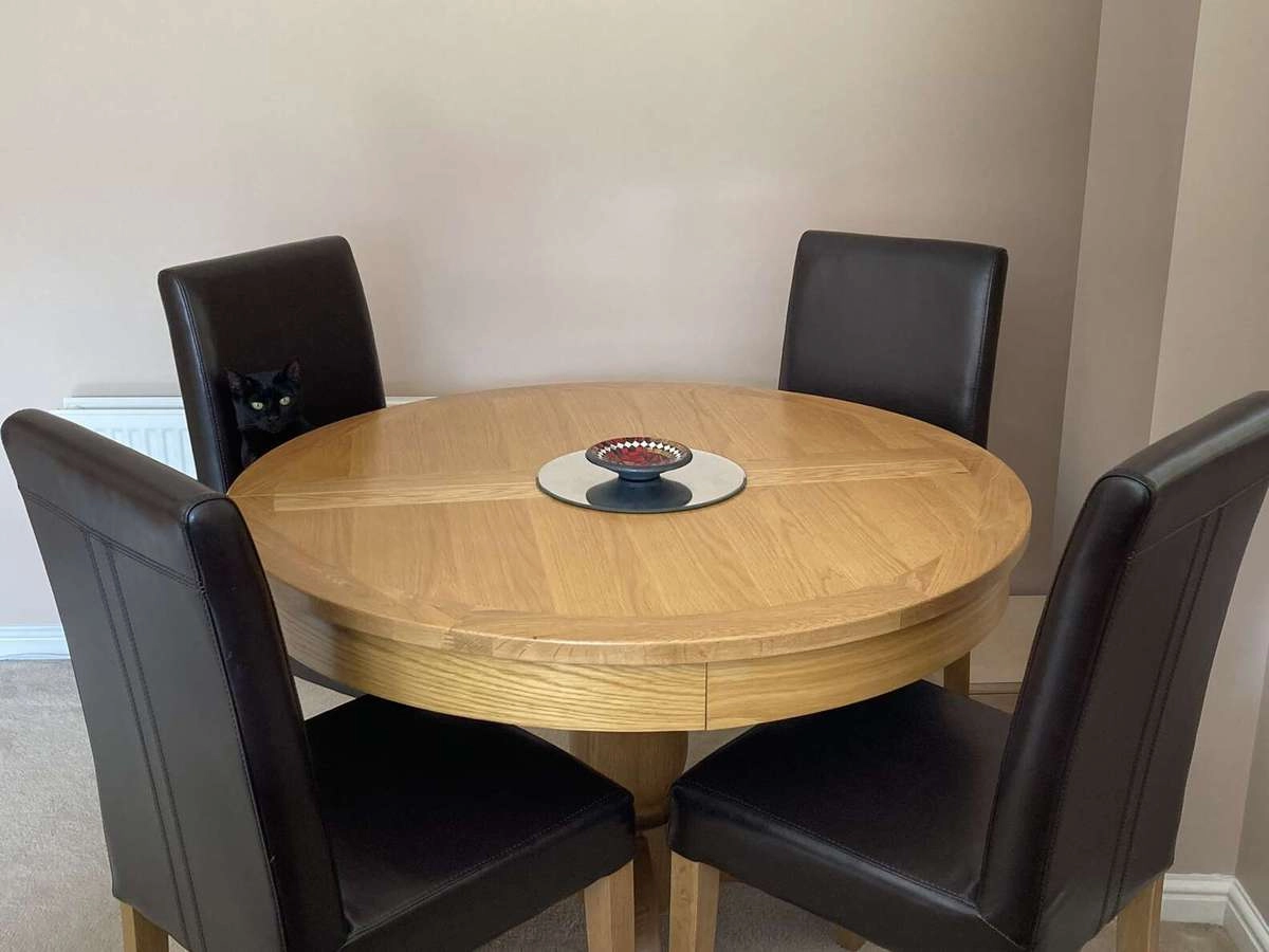 За столом сидела незнакомка: черная кошка.