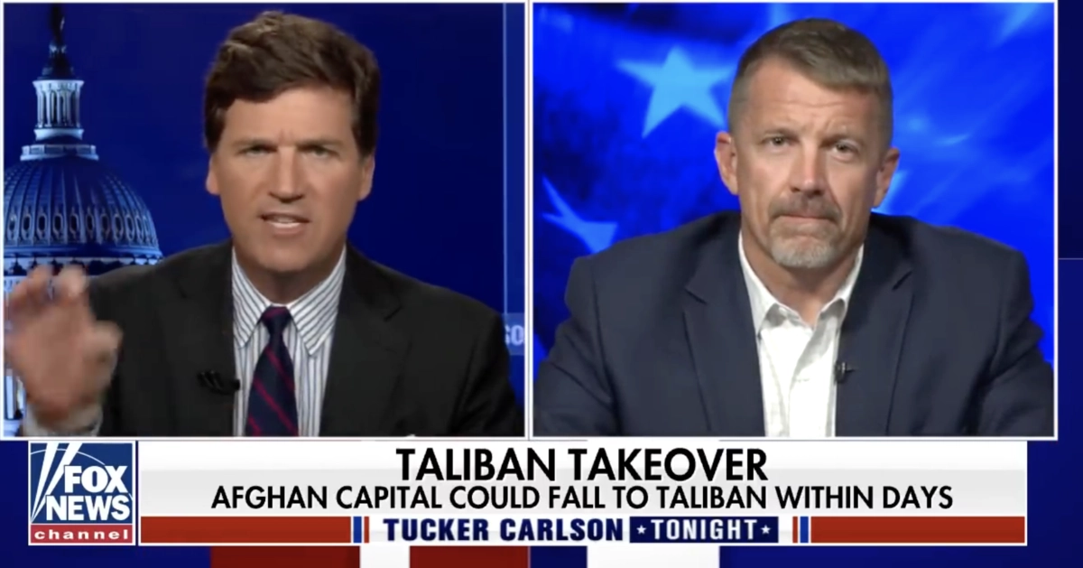 Такер Карлсон и Эрик Принс