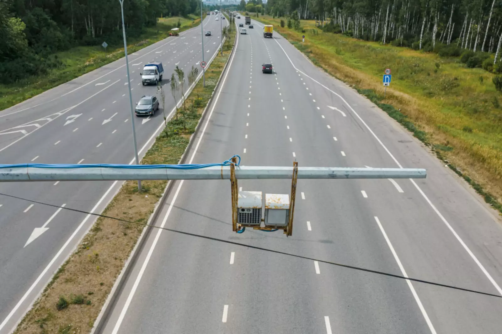 Камера «Стрелка» установленная на Мамадышском тракте на въезде в Казань Камера «Стрелка» установленная на Мамадышском тракте на въезде в Казань