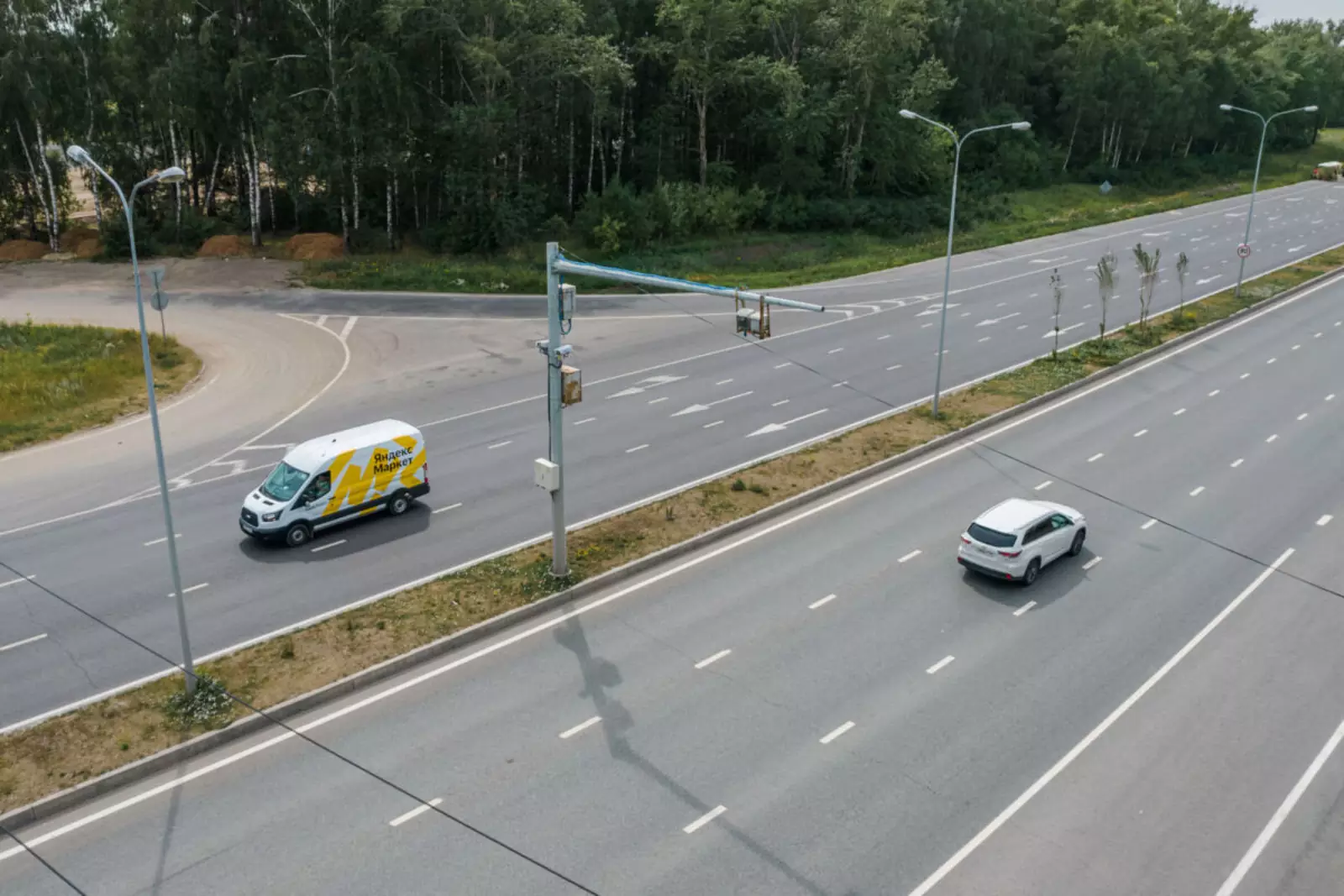 Камера «Стрелка» установленная на Мамадышском тракте на въезде в Казань Камера «Стрелка» установленная на Мамадышском тракте на въезде в Казань