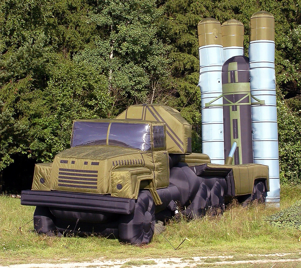 Надувной макет С-300.