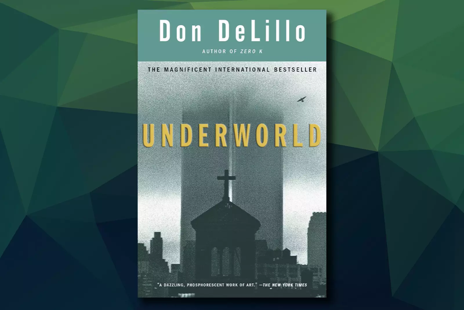 Английская обложка книги «Изнанка мира» / «Underworld» Дона Делилло Английская обложка книги «Изнанка мира» / «Underworld» Дона Делилло