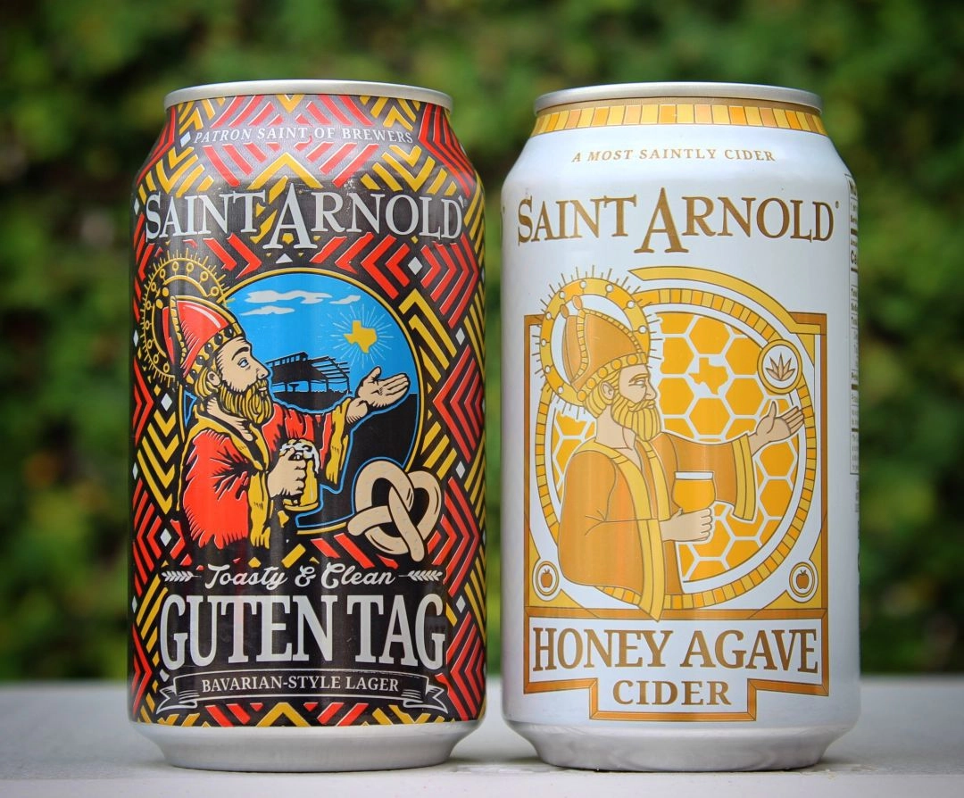 Алкогольные напитки бренда "Святой Арнольд"