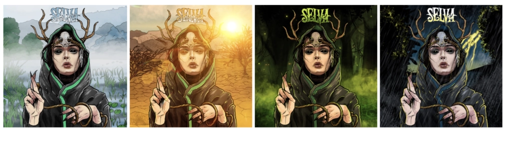 Обложки четырех синглов, вошедших в дебютный EP Silva Обложки четырех синглов, вошедших в дебютный EP Silva