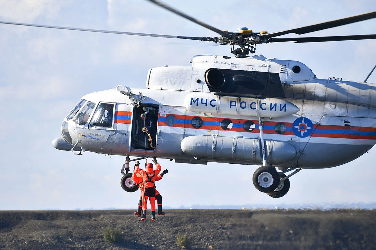 Учения по защите от ЧС в арктической зоне в Красноярском крае 07.09.2021 