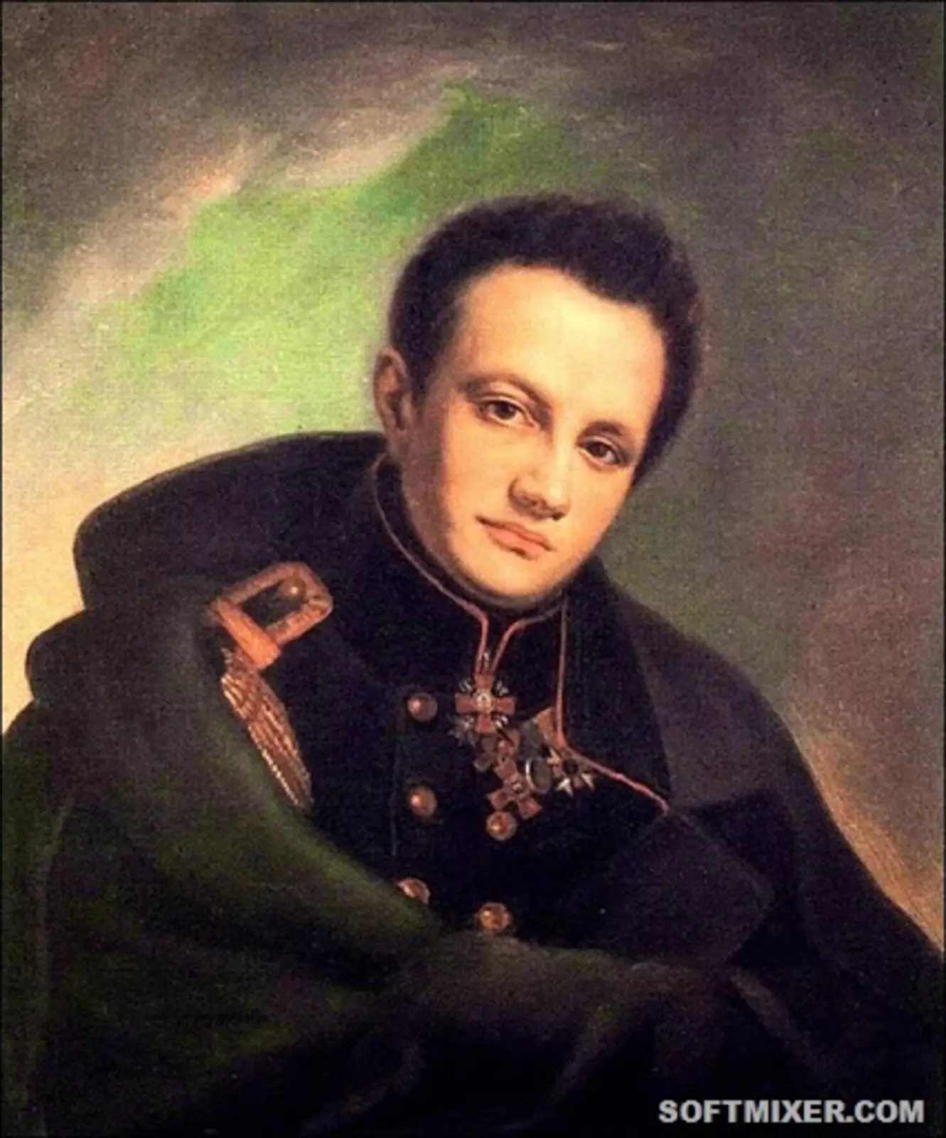 Александр Николаевич Раевский (1795—1868) — участник Отечественной войны 1812 года, одесский приятель и соперник Пушкина, адресат его знаменитого стихотворения «Демон».