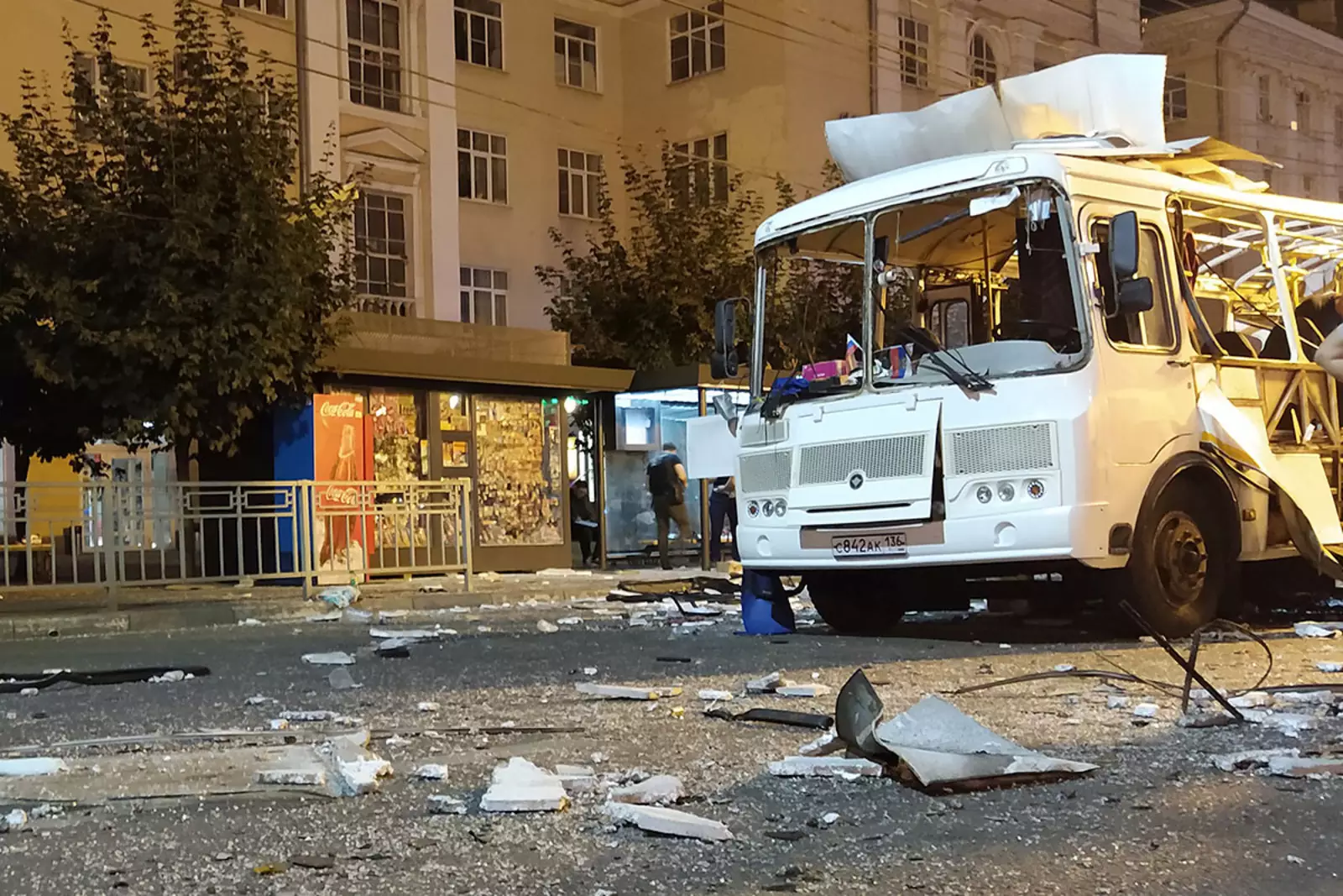 Взрыв в воронежском автобусе