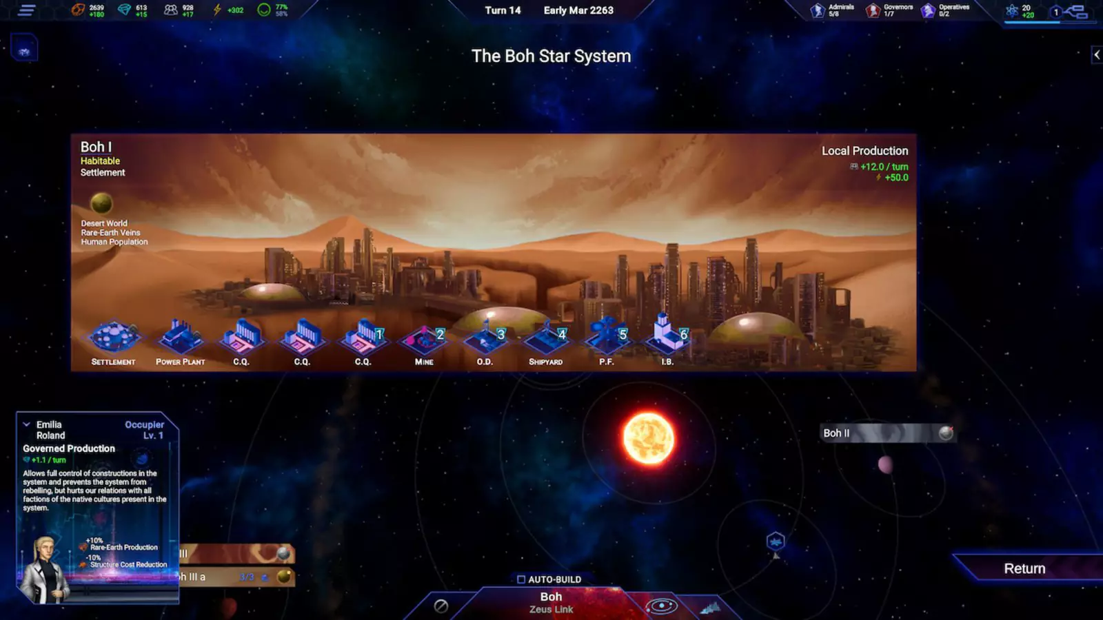 Интерфейс в некотором роде напоминает Stellaris. Интерфейс в некотором роде напоминает Stellaris.