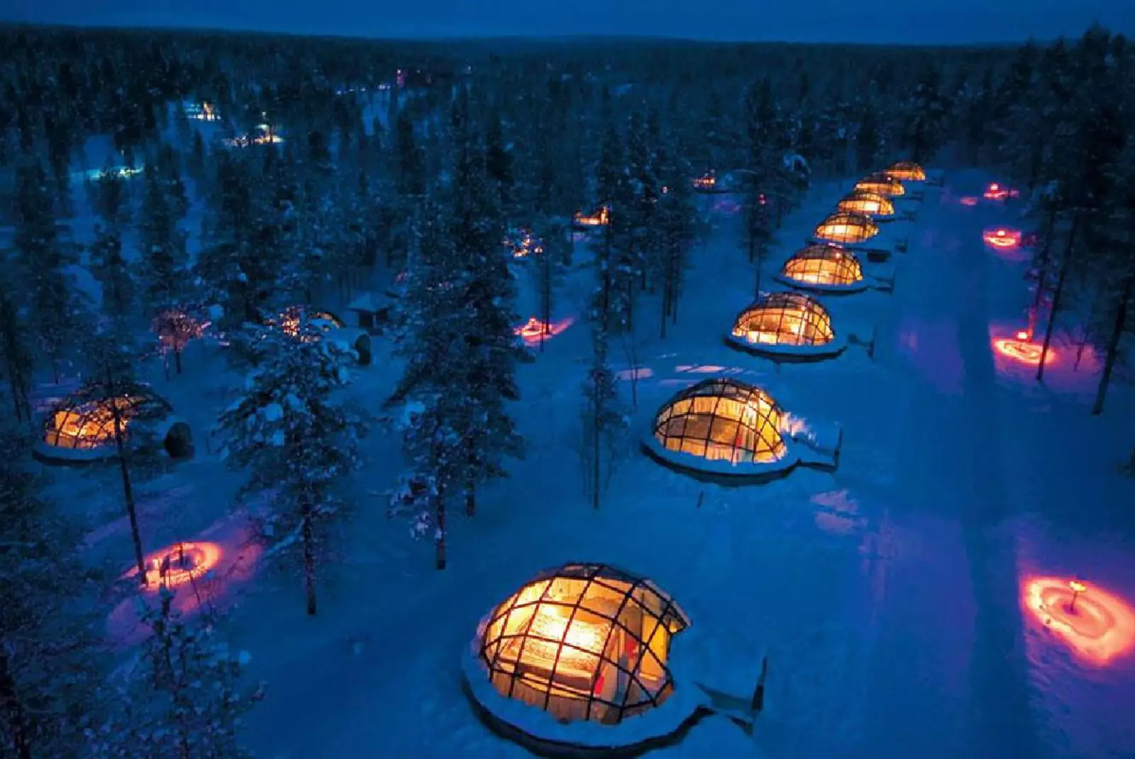 Отель Kakslauttanen Arctic Resort, Финляндия.