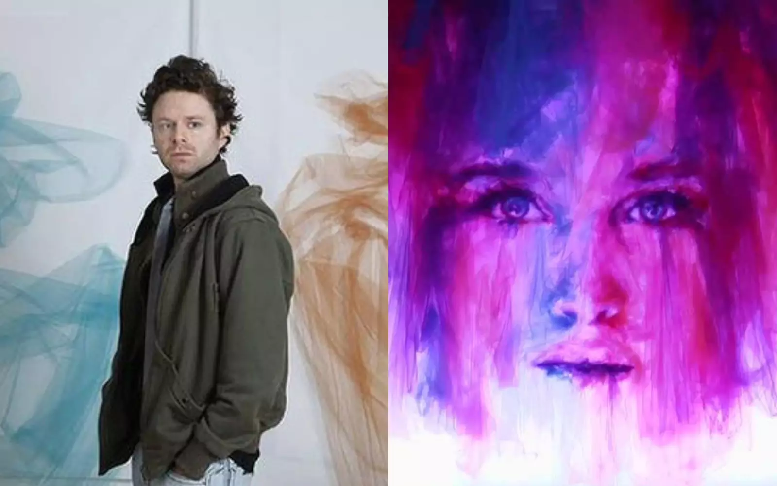 Художник рисует потрясающие портреты, используя только тюль и утюг