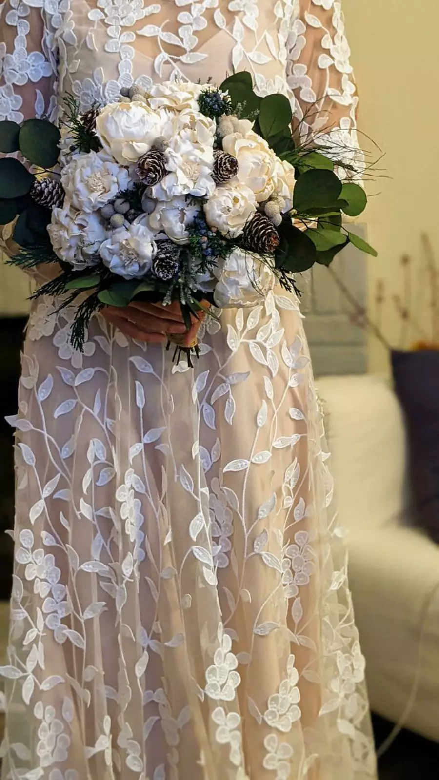 Свадебное платье своими руками.