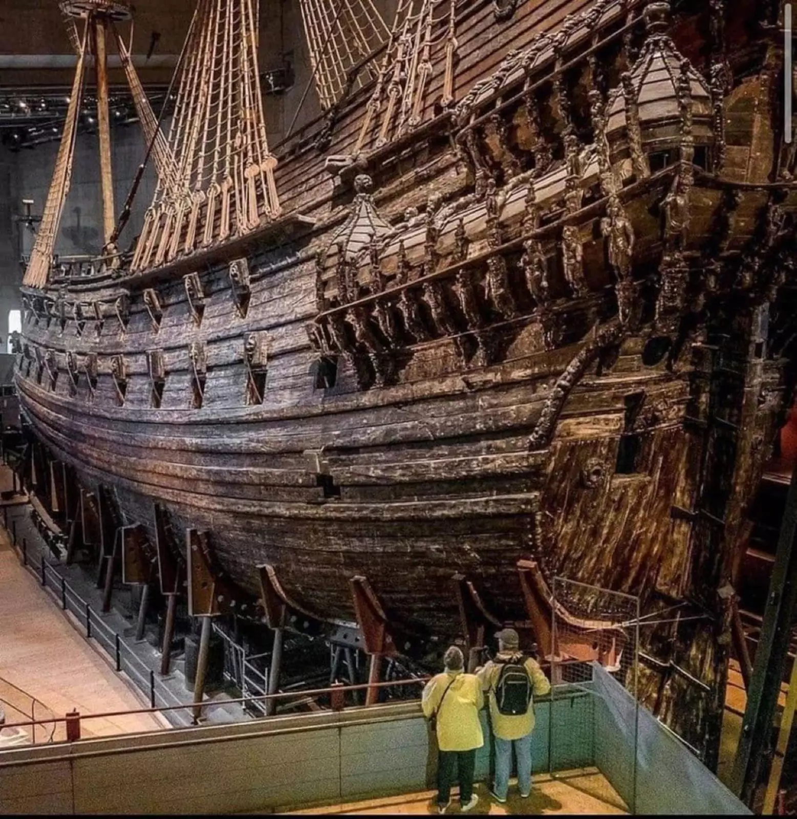 Шведский боевой корабль Vasa.