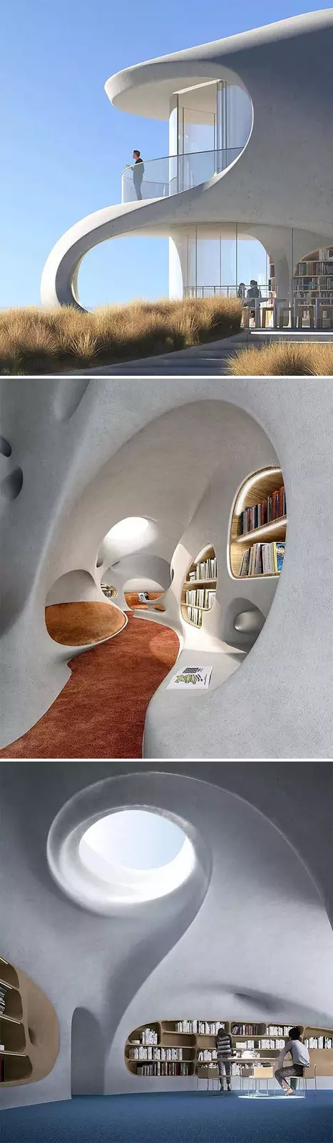 Библиотека от Mad Architects.