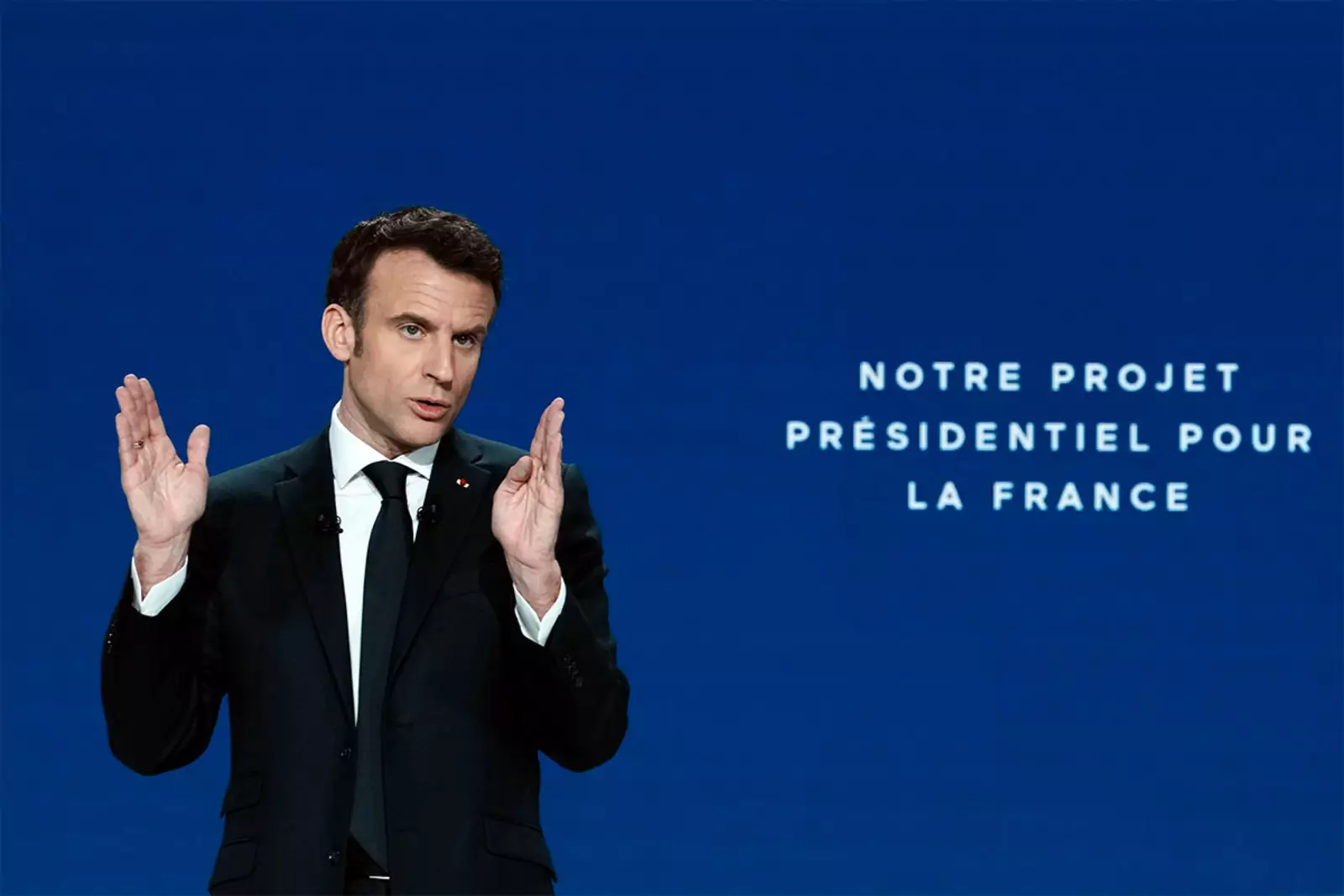 Президент Франции Эмманюэль Макрон представил свою предвыборную программу