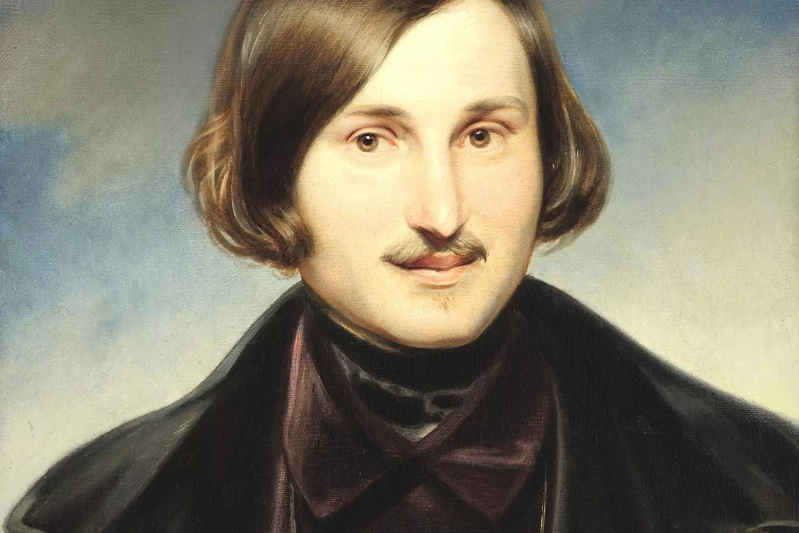 Н. В. Гоголь, портрет кисти Ф. Моллера (1840, Третьяковская галерея)