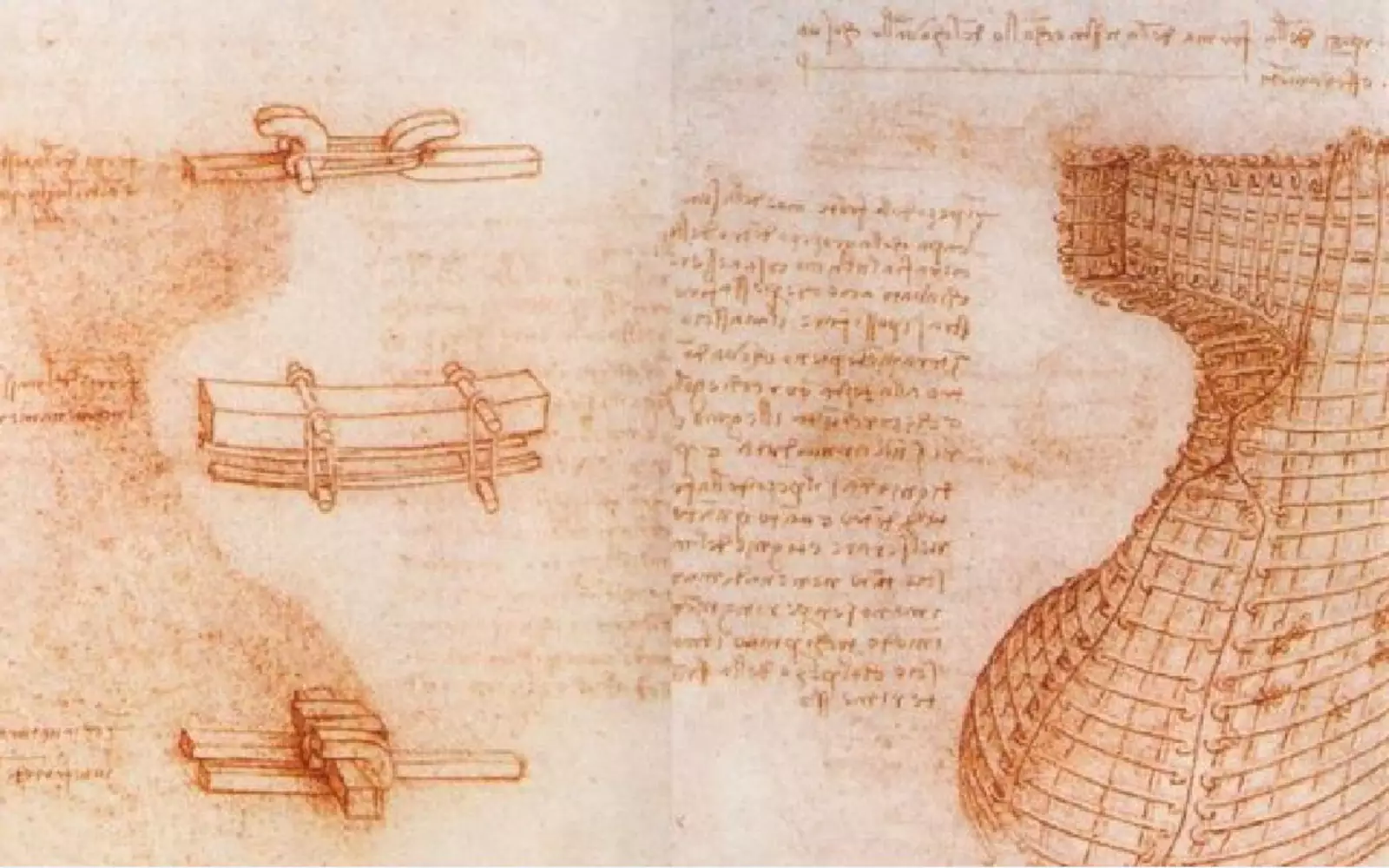 Одна из записей Леонардо с зеркальным письмом. Одна из записей Леонардо с зеркальным письмом.