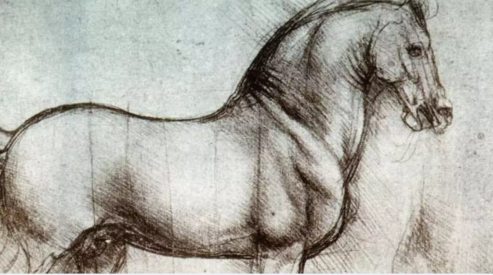 Рисунок бронзового коня. Рисунок бронзового коня.