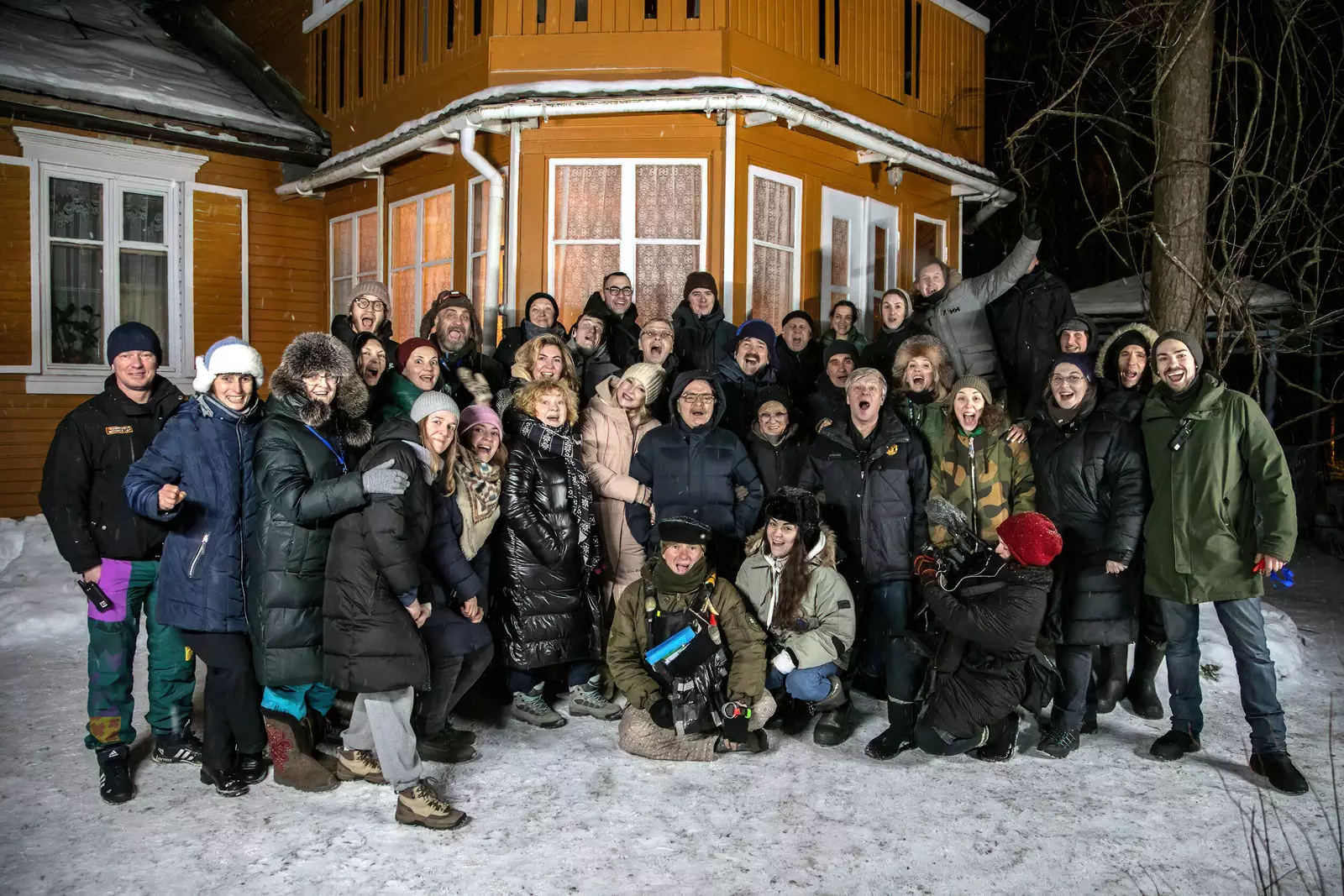 Съемочная команда фильма "Родители строгого режима".