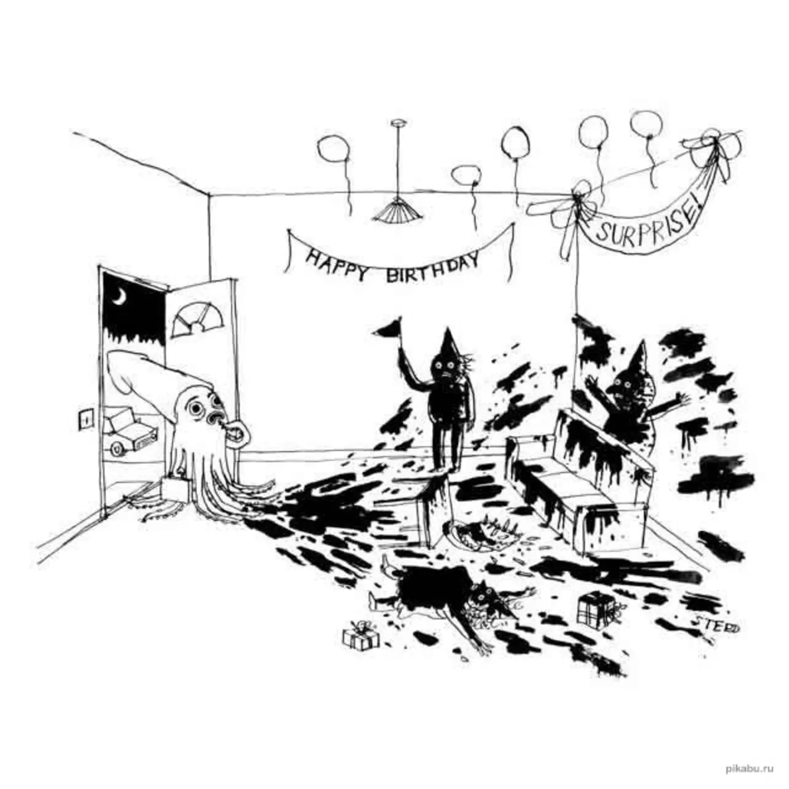 Не пугайте кальмаров. Не пугайте кальмаров.