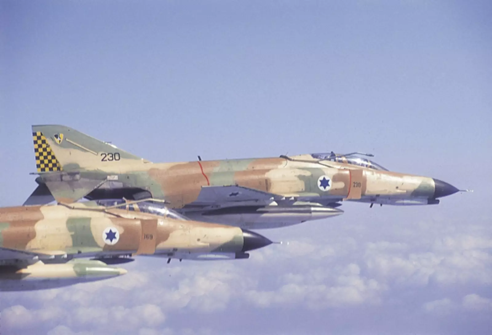 Самолеты израильских ВВС, участвовавшие в воздушном сражении: Истребитель-бомбардировщик Phantom