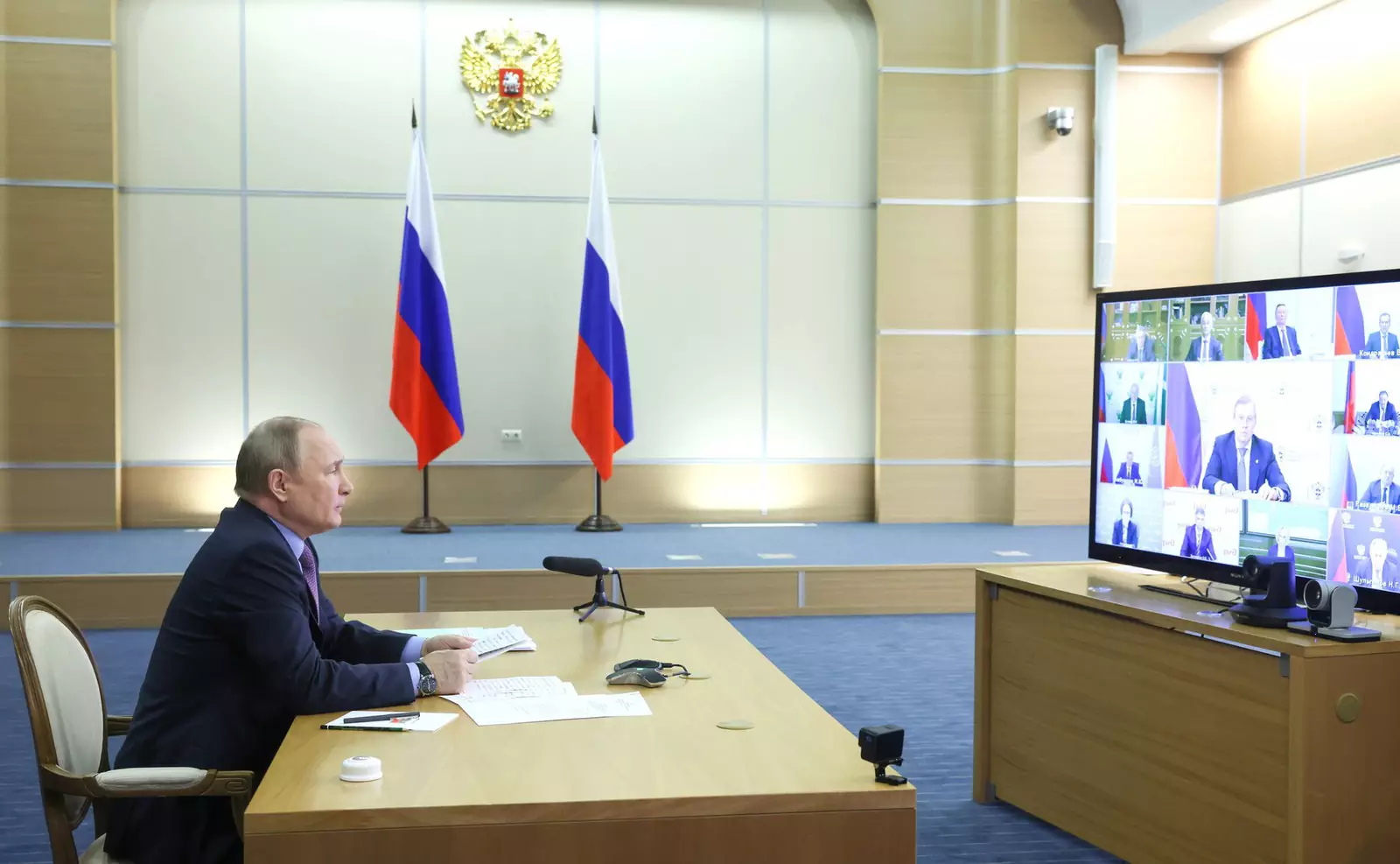 Президент Владимир Путин на совещании по развитию отдельных направлений транспортного комплекса