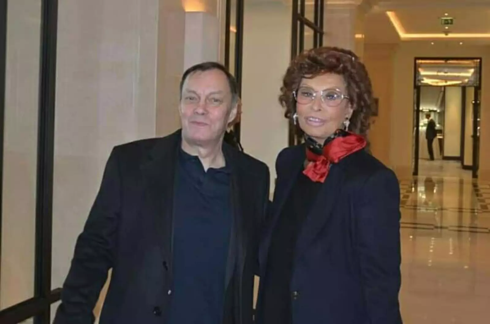 Василий Горчаков и Софи Лорен 