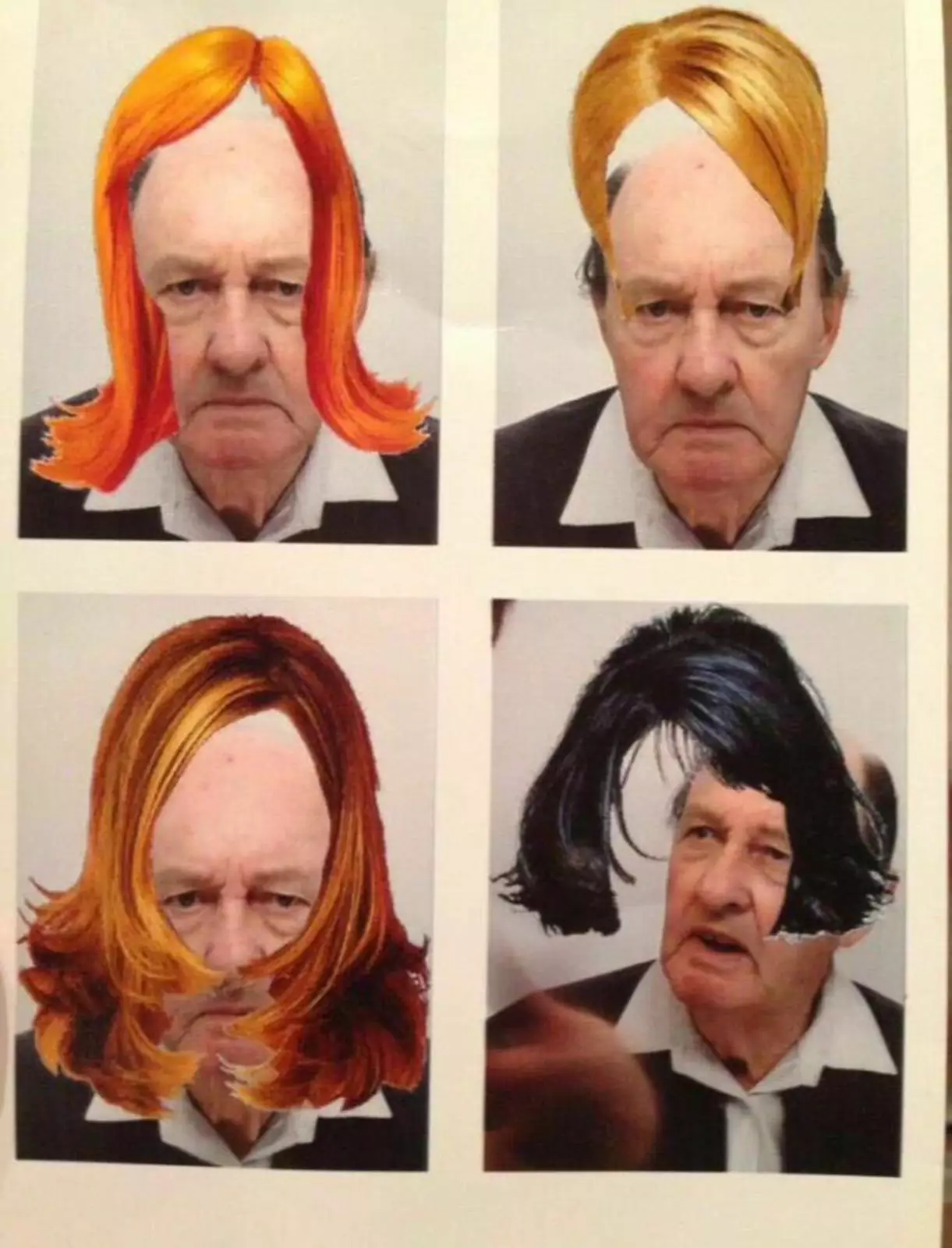 «Мой дедушка решил сфотографироваться на паспорт, но нажал не на ту кнопку». «Мой дедушка решил сфотографироваться на паспорт, но нажал не на ту кнопку».