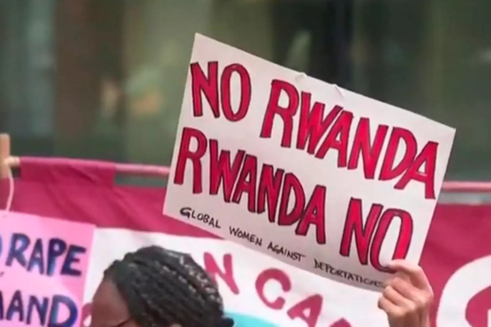 Протесты в Лондоне 