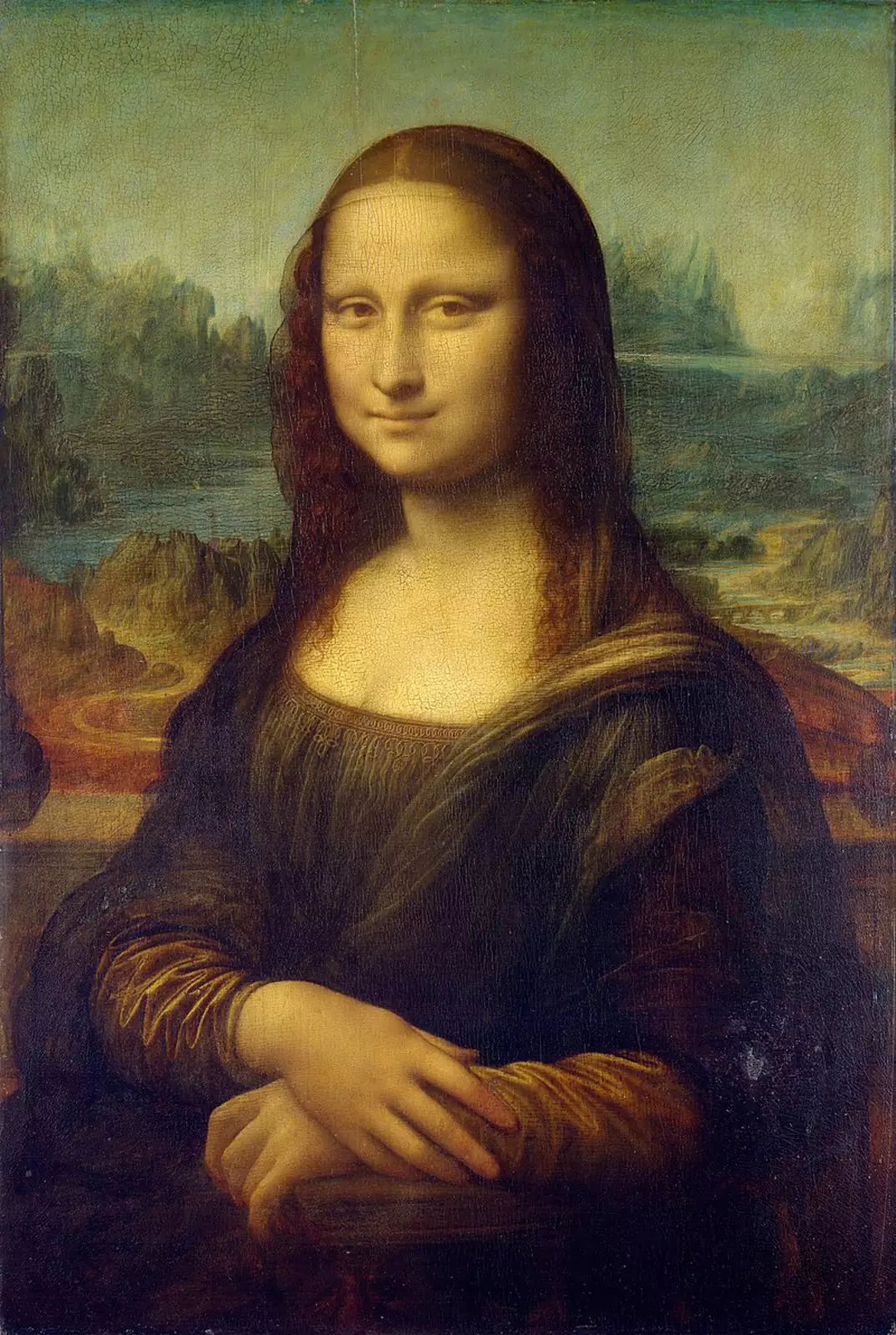 Леонардо да Винчи «Мона Лиза». Оригинал.