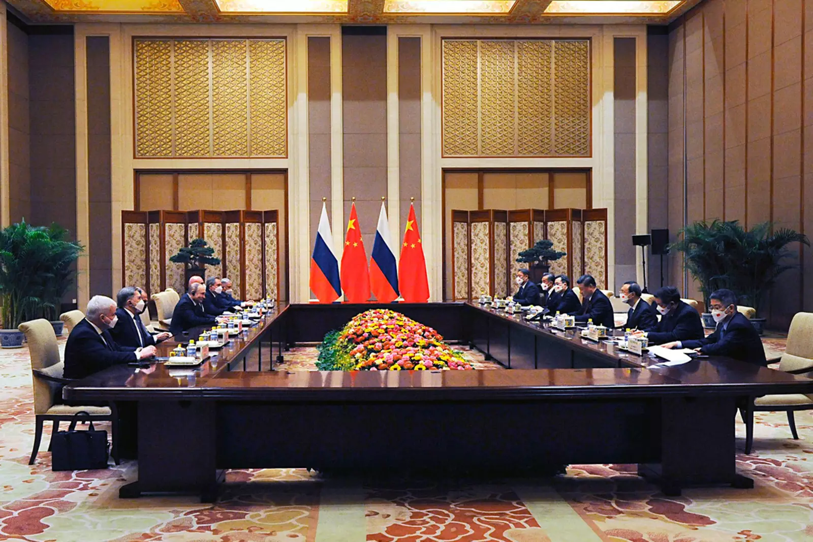 В ходе российско-китайских переговоров.