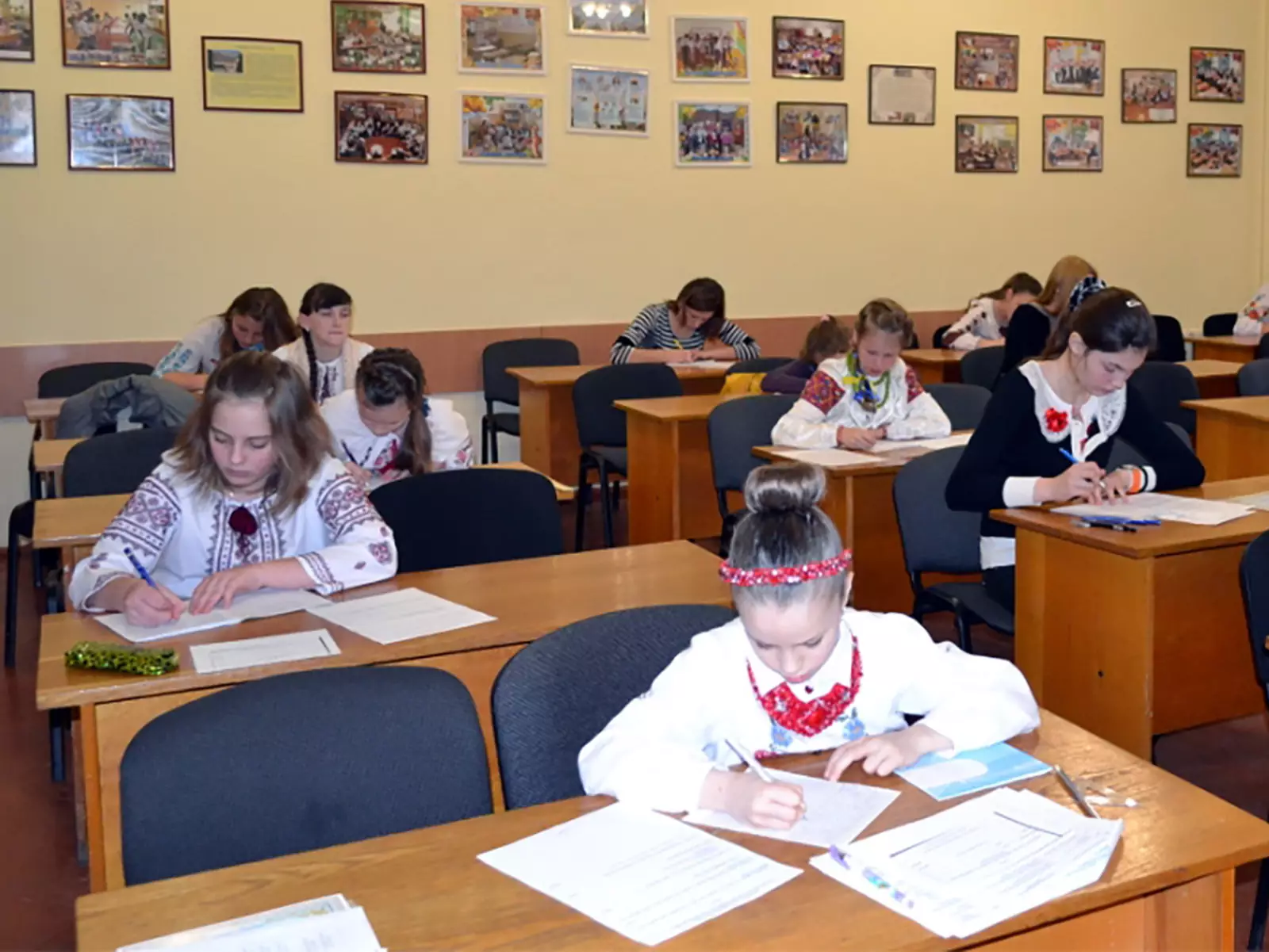 Занятия в украинской школе