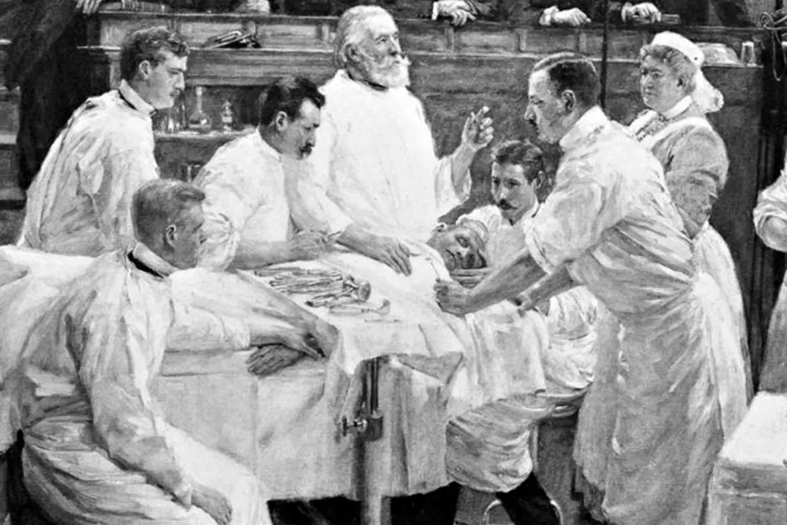 Первая операция в истории. Склифосовский врач 19 век.