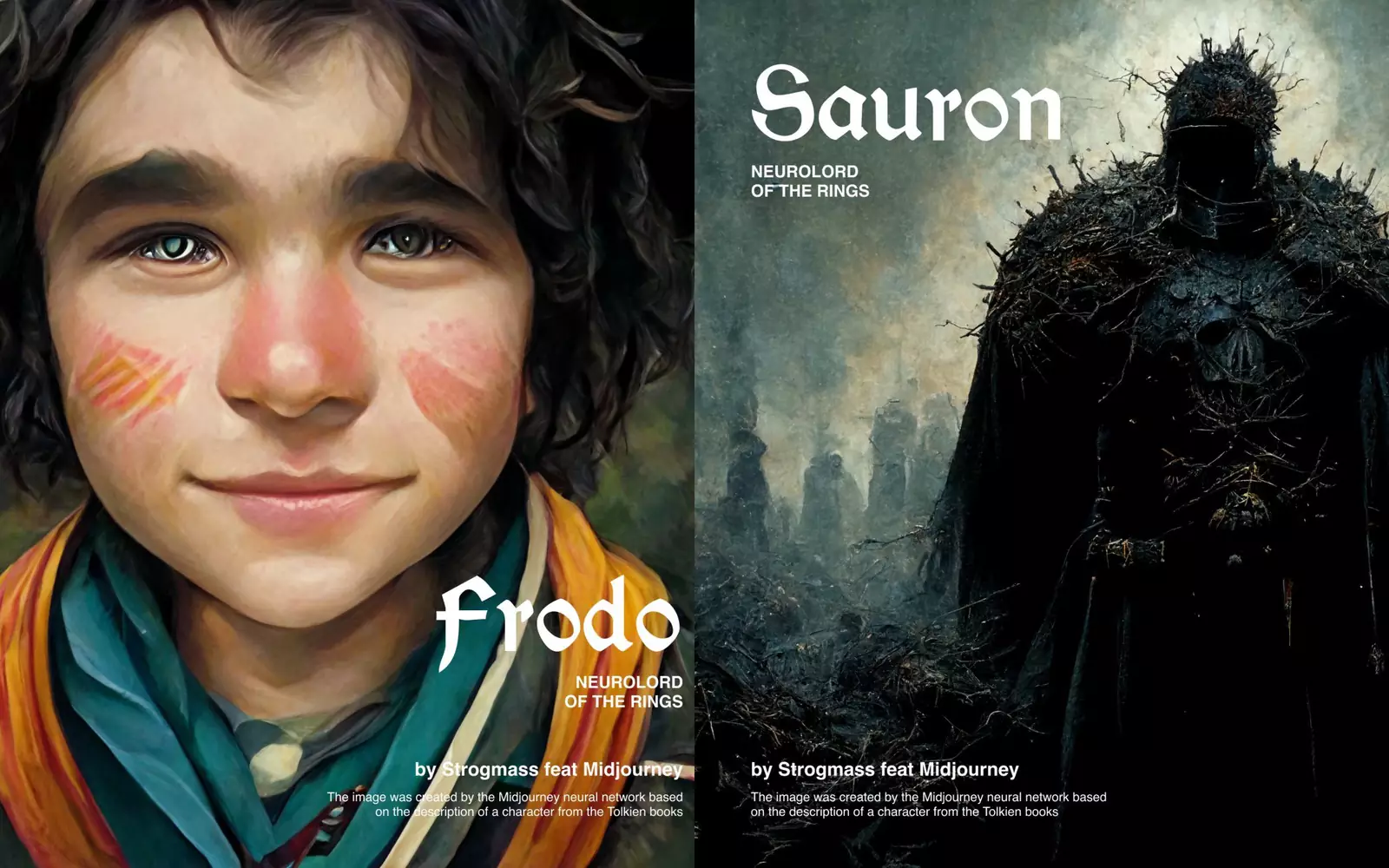 Фродо и Саурон.