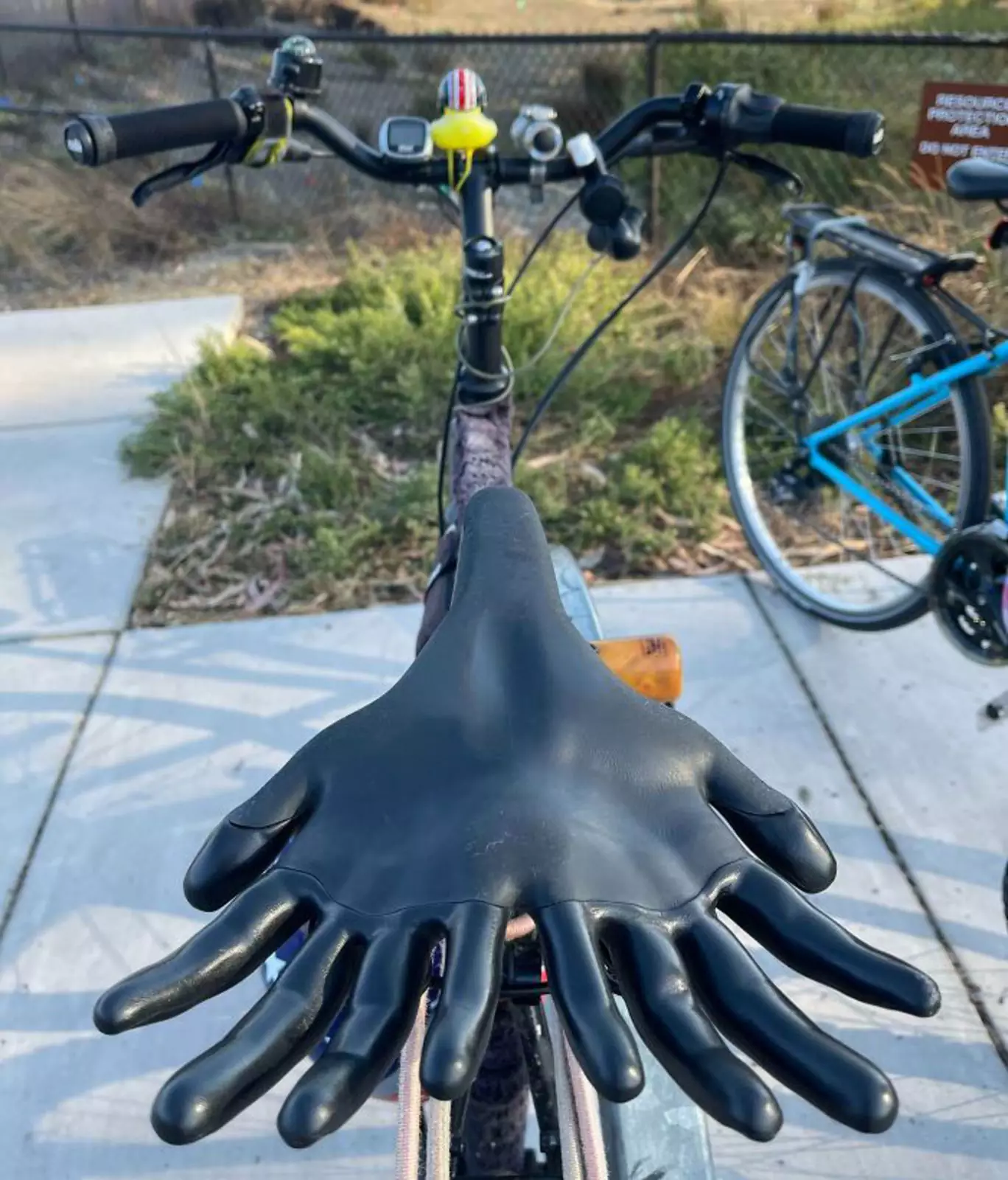 Оригинальное сиденье для велосипеда. Оригинальное сиденье для велосипеда.