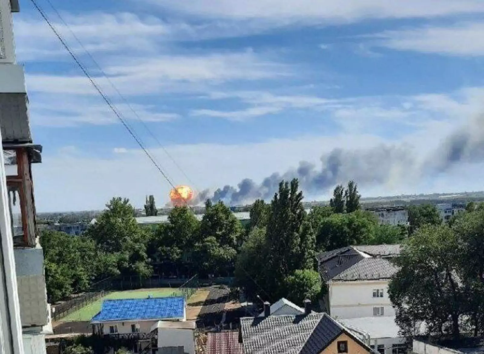 Взрыв в Новофедоровке.