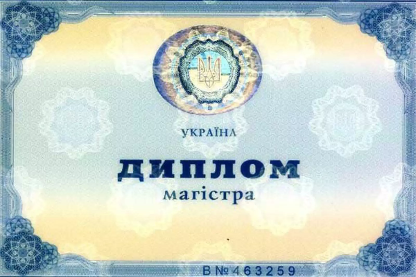 Украинский диплом 