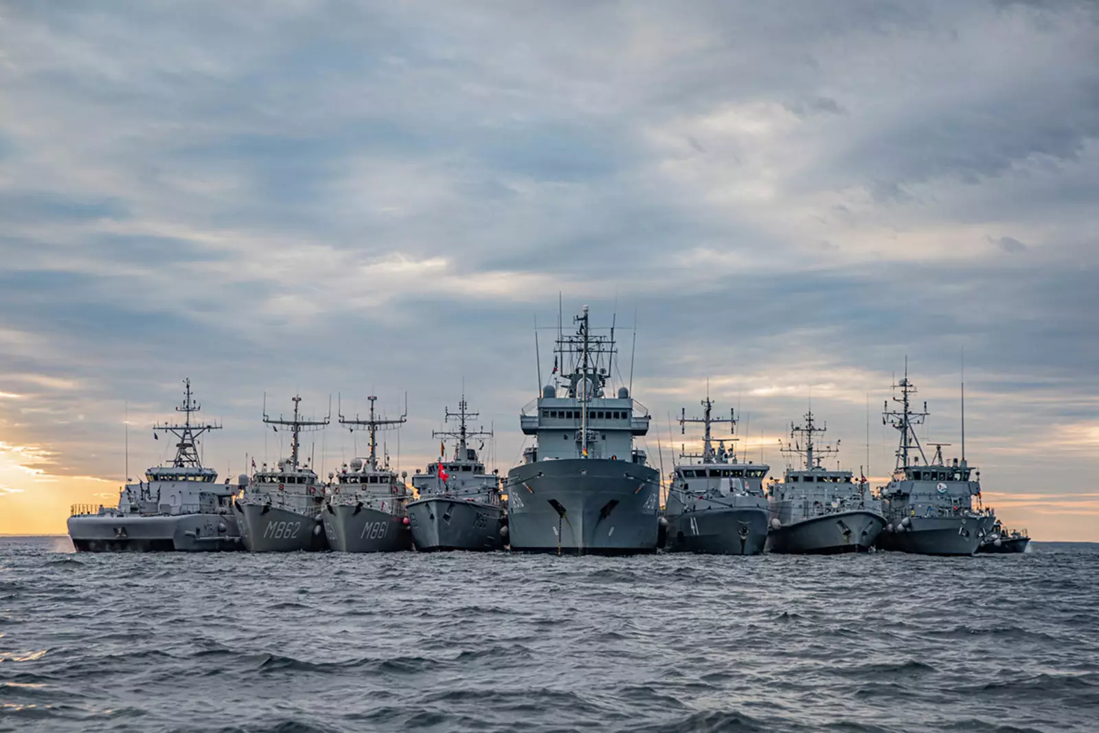 Корабли НАТО в балтийском море