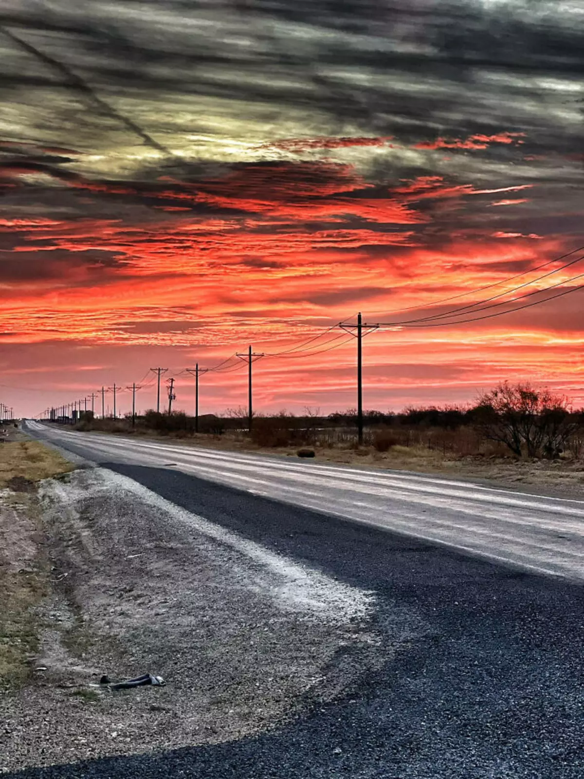 Восход в Западном Техасе.