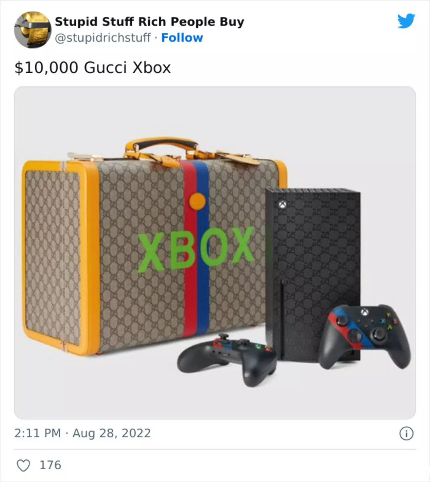 Xbox от Гуччи - $10 000
