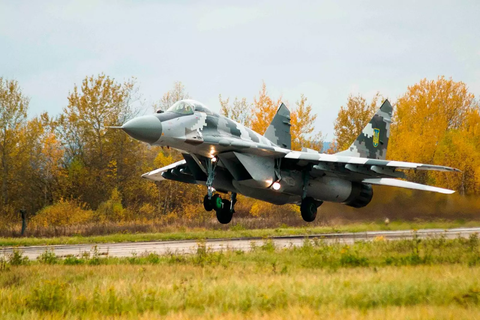 Украинский самолет МиГ-29 