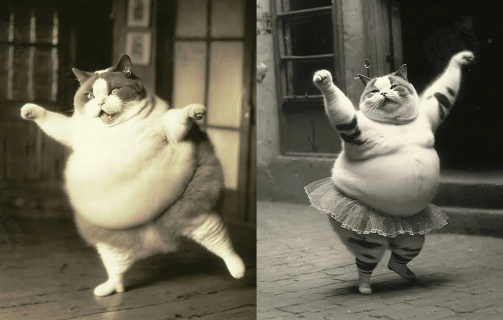 Толстые коты, занимающиеся балетом, поднимут вам настроение на весь день
