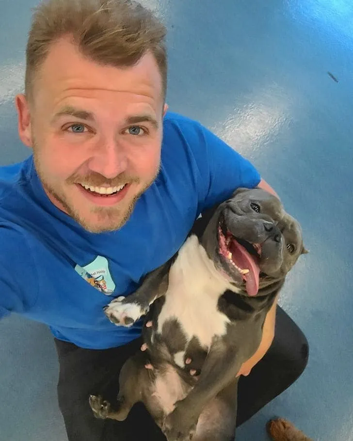 «Мой собака Нала улыбается совсем как я».