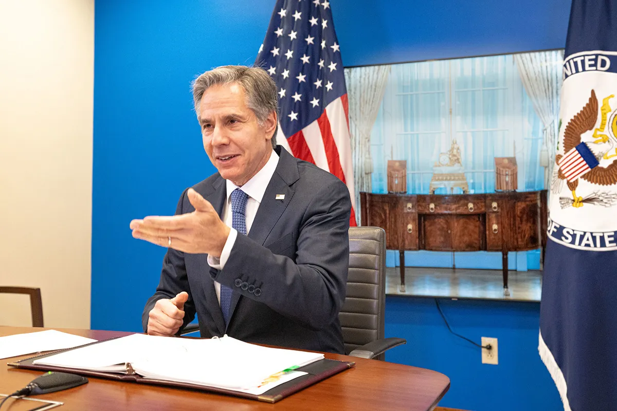  Госсекретарь США Энтони Блинкен
