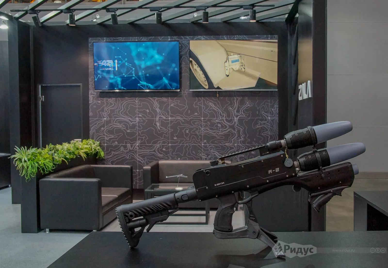 HeliRussia 2024, знаменитое противодроновое ружье ZALA.  