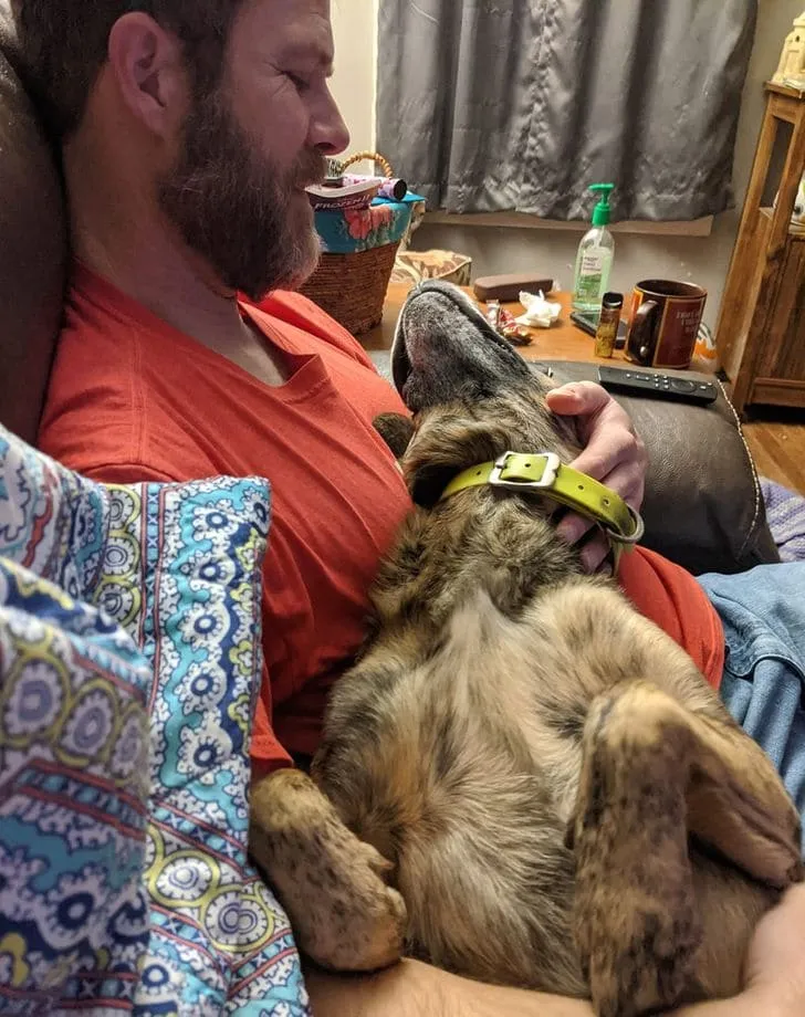 «При других людях он говорит: «Это собака моей жены», но на самом деле это больше его собака».