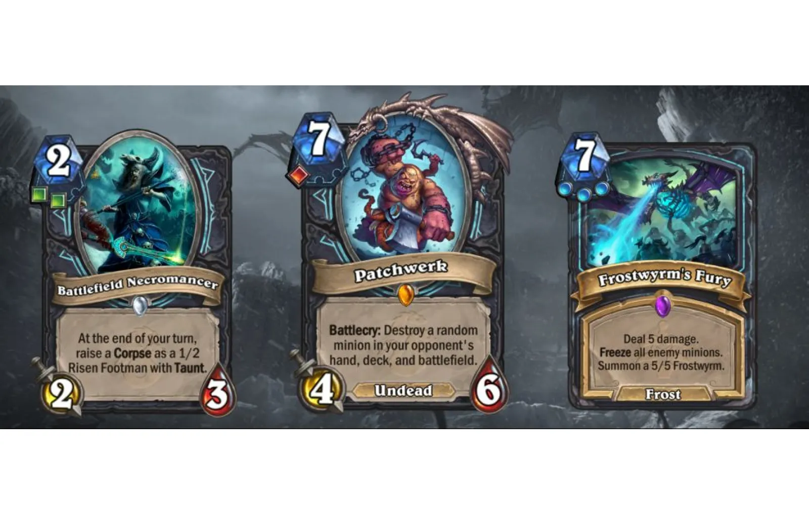 Новые карты Рыцаря Смерти.