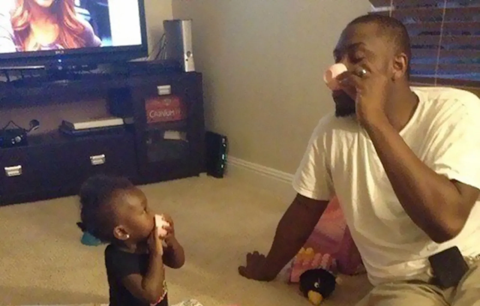 Чаепитие с дочкой.