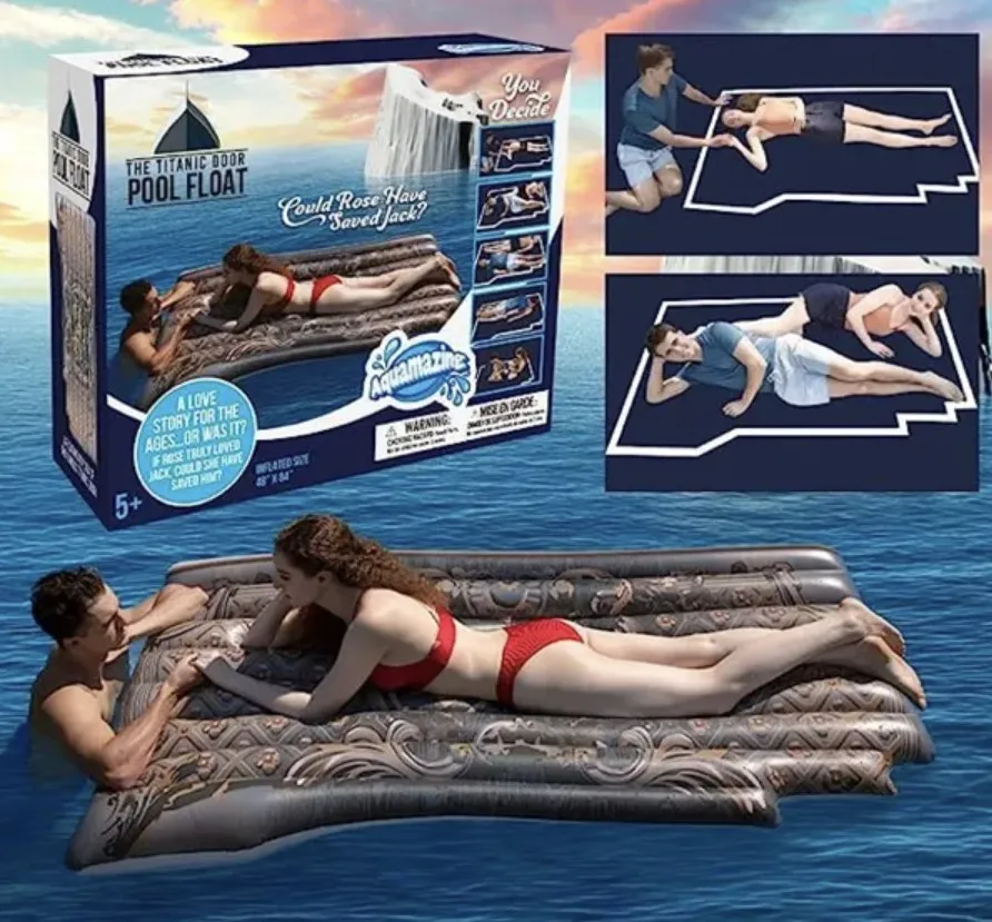 Надувная дверь из «Титаника». И на ней тоже нет места для Джека.