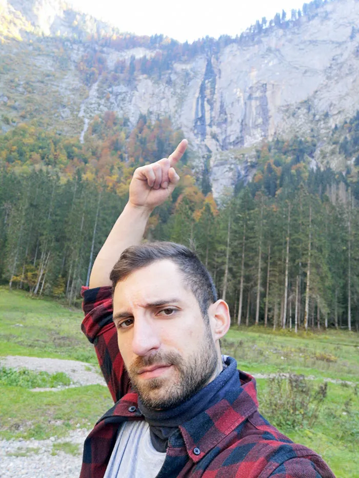 «Водопад, который я посетил, немного высох».